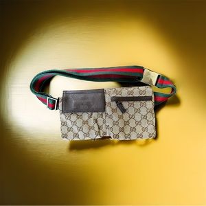 Gucci Beige GG Belt Bag Comes With A GUCCI Dust Bag